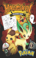 Pokemon halloween coloring book