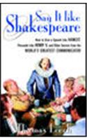 Say It Like Shakespeare