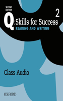 Q: Skills for Success: Level 2: Reading & Writing Class Audio CD (x2)