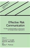 Effective Risk Communication