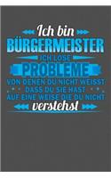 Ich bin Bürgermeister Ich löse Probleme von denen du nicht weisst dass du sie hast auf eine Weise die du nicht verstehst
