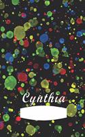 Cynthia: First name Cynthia personalized notebook