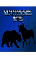 Macroeconomic Notes: Macroeconomics Lessons Notebook, Macroeconomics Study Guide, 8x10 Journal, 120 Blank College Ruled Pages, Ideal Macroeconomics Student Gift