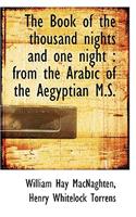 The Book of the Thousand Nights and One Night