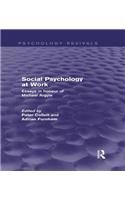 Social Psychology at Work (Psychology Revivals)
