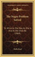 Negro Problem Solved