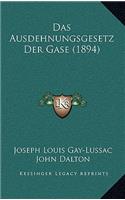 Das Ausdehnungsgesetz Der Gase (1894)