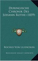 Duringische Chronik Des Johann Rothe (1859)