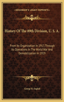 History Of The 89th Division, U. S. A.