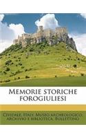 Memorie Storiche Forogiulies, Volume 11
