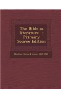 The Bible as Literature: (English)
