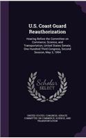U.S. Coast Guard Reauthorization: Hearing Before the Committee on Commerce, Science, and Transportation, United States Senate, One Hundred Third Congress, Second Session, May 3, 1994