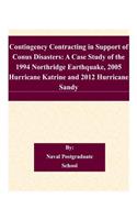 Contingency Contracting in Support of Conus Disasters