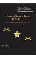 US Army Order of Battle, 1919-1941