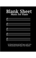 Blank Sheet Music for Piano