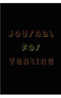 Journal For Venting