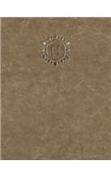 Monogram "H" Grid Sketchbook: (8 Monogram Raw 150 Grid-Sketch)
