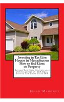 Investing in Tax Lien Houses in Massachusetts How to find Liens on Property