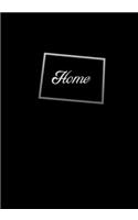 Colorado HOME Composition Notebook: (7x10 College Ruled State Outline with HOME in Center)