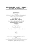Improving internal controls: a review of changes to OMB circular A-123