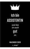 Kalender 2020 für Assistenten / Assistent / Assistentin