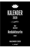 Kalender 2020 für Redakteure / Redakteur / Redakteurin