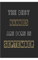 The Best nannies are born in September journal