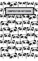 Kawaii Panda Composition Notebook