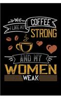 I Like My Coffee Strong And My Women Weak