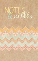 Notes & Scribbles: Bullet Journal and Planner, 140 Dot Grid Pages, Brown Kraft Paper