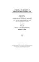 Oversight of the Department of Housing and Urban Development (HUD)