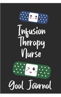 Infusion Therapy Nurse Goal Journal: Goal Prompts Journal and Planner Undated For Nurses