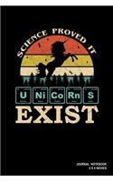 Science Proved It Unicorns Exist: Notebook, Journal, Or Diary - 110 Blank Lined Pages - 6" X 9" - Matte Finished Soft Cover