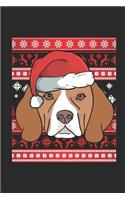 Ugly Christmas - Beagle: Graph Ruled Notebook - Journal for Ugly Christmas Gift And New Year Gift Idea