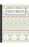 Blanket pattern Sketchbook: 200 Page Sketchbook: Artist Edition (8.5x11)