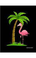 Christmas Notebook: Cute Flamingo Christmas Journal Notebook Shopping Organizer Holiday Food Meal Party Planner Budget Expense Tracker. Tropical Palm Tree Soft Cover 8.