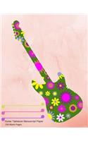 Guitar Tablature Manuscript Paper - 200 Page Book 8.5 x 11 - Guitar Tab Notebook: Guitar Tablature Manuscript Paper - 200 Page Book 8.5 x 11 - Guitar Tab Notebook: Blank Sheet Music With Chord Boxes