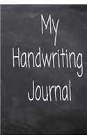 My Handwriting Journal: Daily Journal Logs for Kids