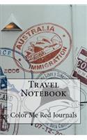 Travel Notebook: Travel Journal 6x9 Lined Notebook with 150 Blank Book Pages for Writing Notes