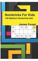 Numbricks For Kids 150 Medium Numbricks 6x6