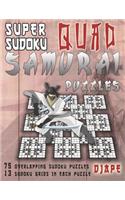 Super Sudoku Quad Samurai Puzzles