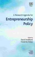 A Research Agenda for Entrepreneurship Policy