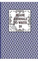 Blank Journals To Write In