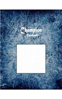 Champion Notebook: 1/4" Dot Grid Graph Paper Rule