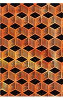 Bullet Journal Notebook Cubes Pattern 2