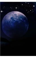 Moonlight Notebook: 150 Lined Pages, Softcover, 6 X 9