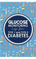 Glucose Monitoring Log for Type 1 and Type 2 Diabetes