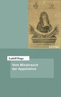 Vom Missbrauch Der Appellation