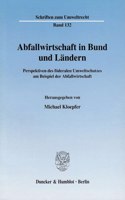 Abfallwirtschaft in Bund Und Landern