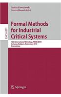 Formal Methods for Industrial Critical Systems